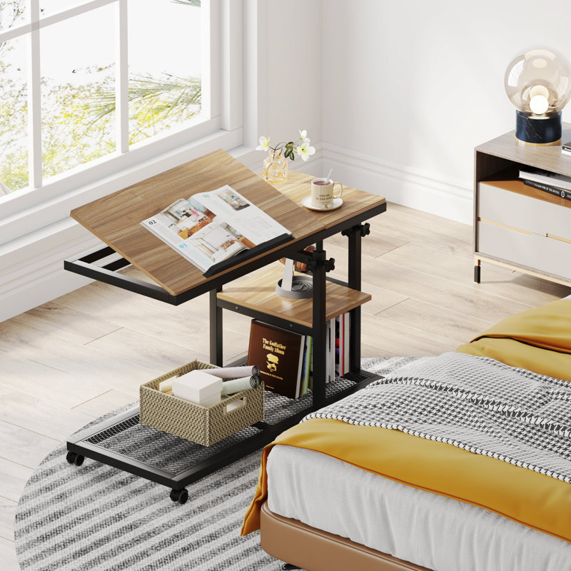 17 Stories Height Adjustable C Table & Reviews Wayfair